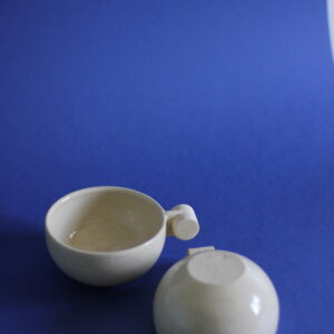 Duo de tasse en grès émaillé