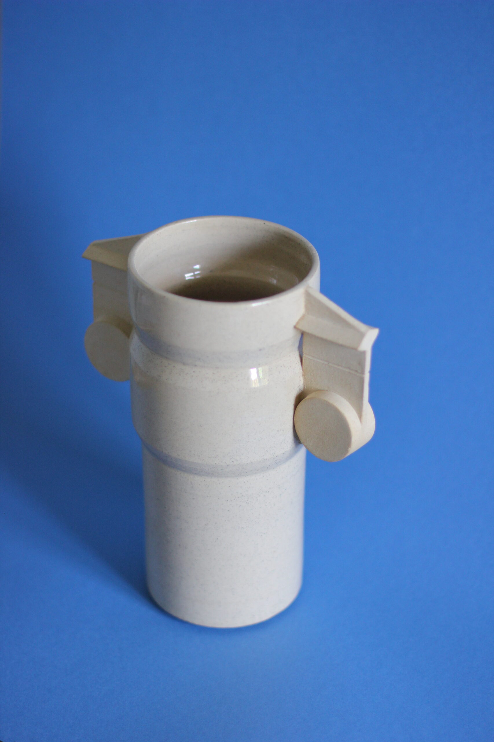 vase en céramique emaillé à la main