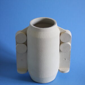 vase engrais blanc fait à la main
